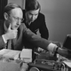 Sinclair at work on his inventions